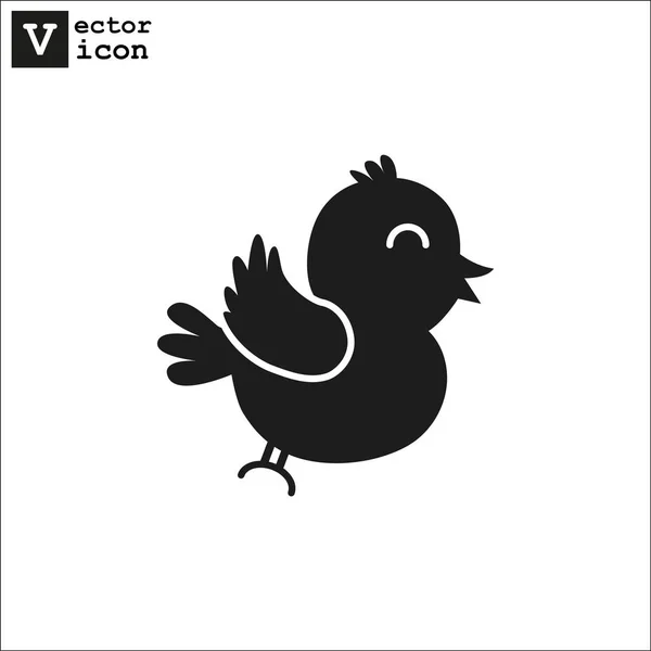 Web Bird Icon Vector Design — Stock Vector