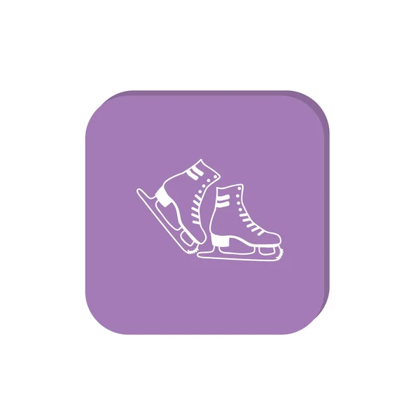 Skates web icon — Stock Vector