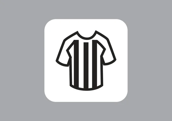 Camiseta Fútbol Vector Ilustración — Vector de stock