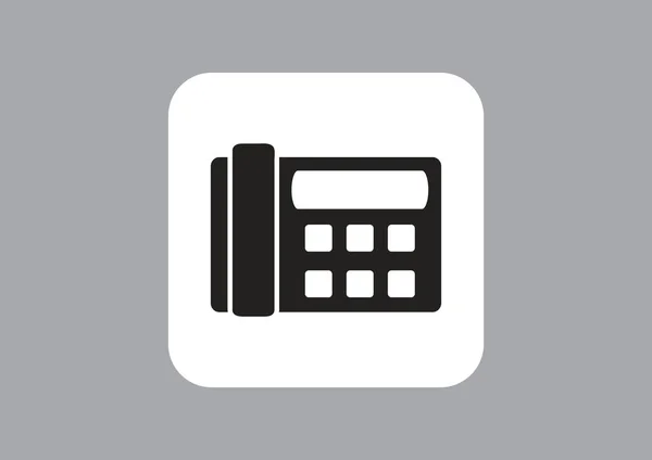 Ikony WWW telefonu faksu — Wektor stockowy