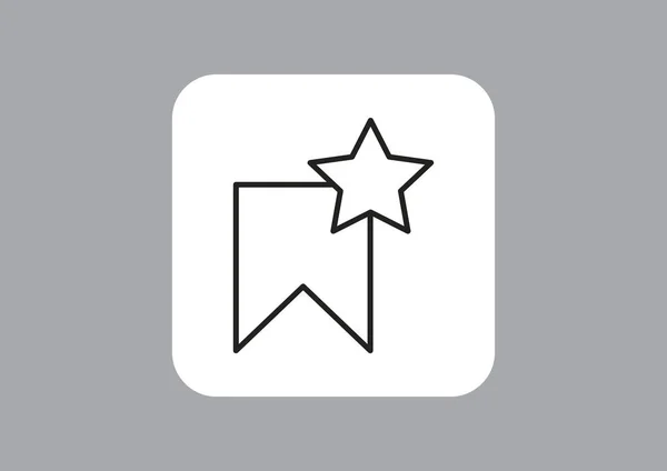 Star label web icon — Stock Vector