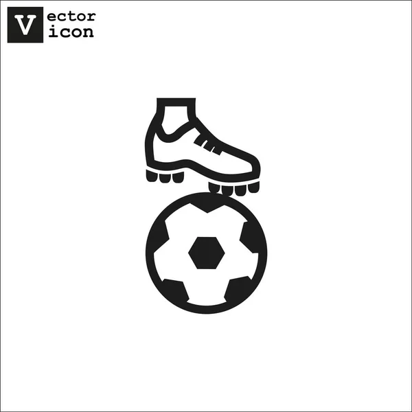 Piłka Nożna Www Ikona Ilustracja Kolorowy Wektor — Wektor stockowy
