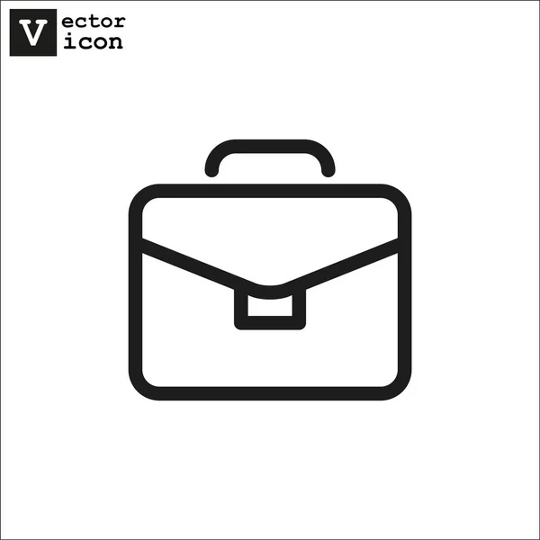 Aktentasche Einfaches Symbol Vektorillustration — Stockvektor