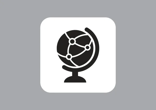 Globe sign icon — Stock Vector