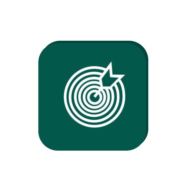 Yuvarlak hedef web simgesi