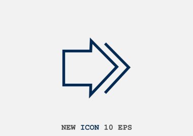 sağa işaret eden ok