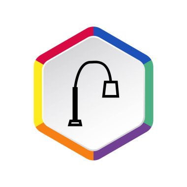 lamba web simgesi, vektör illüstrasyonu