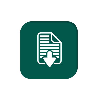 Download dosya web simge, vektör çizim