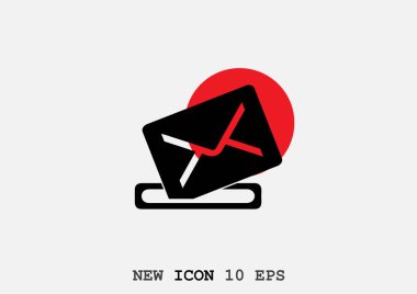 e-posta web simgesi. vektör tasarımı