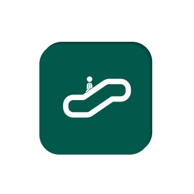 에스컬레이터, 간단한 표시에 남자