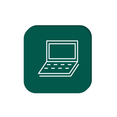 Basit dizüstü web simgesi