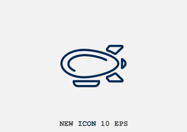 Zeplin zeppelin web simgesi