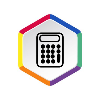 hesap makinesi web simge vektör çizim