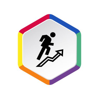 Adam sahanın üzerindeki oku