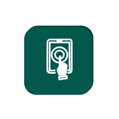 Dokunmatik akıllı telefon simgesi