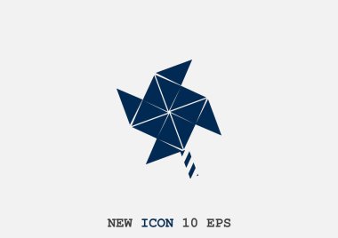 yel değirmeni pervane kanatları simgesi