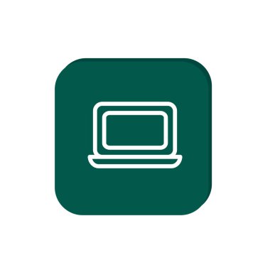 Basit dizüstü web simgesi