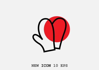 mutfak mittens simgesi