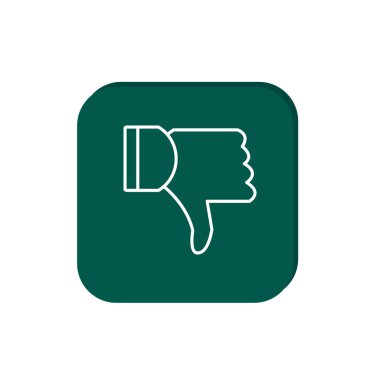 Web simgesi sevmemek. vektör tasarımı    