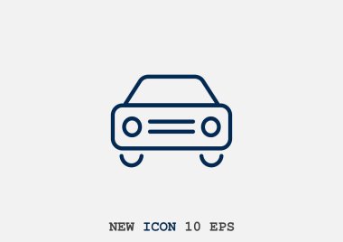 Basit araba web simgesi