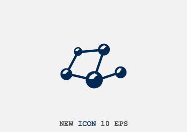 Moleküler bileşik web simgesi