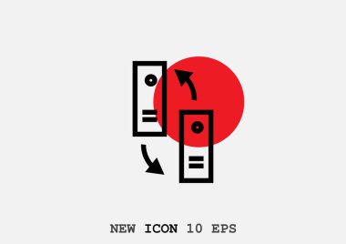 Bilgi değişimi simgesi