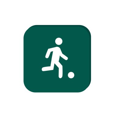 Futbol oyuncu siluet