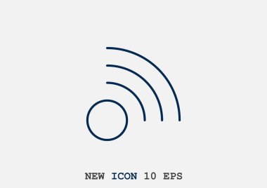 Kablosuz dalgalar web simgesi