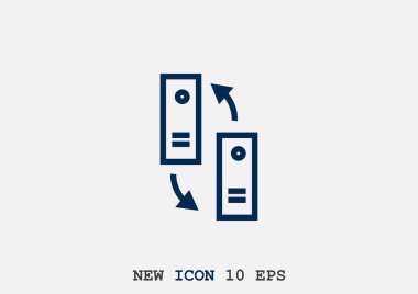 Bilgi değişimi simgesi