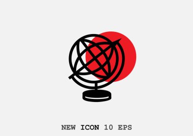 Küre satırı simgesi 