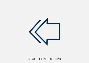 basit ok sol işaret