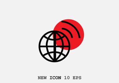 Dünya sosyal ağ, vektör çizim