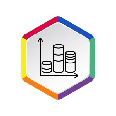 iş diyagramı düz kutsal kişilerin resmi, vektör çizim