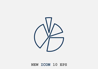 Yüzde kavramı yuvarlak web simgesi