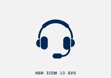kulaklıklar web simge vektör çizim