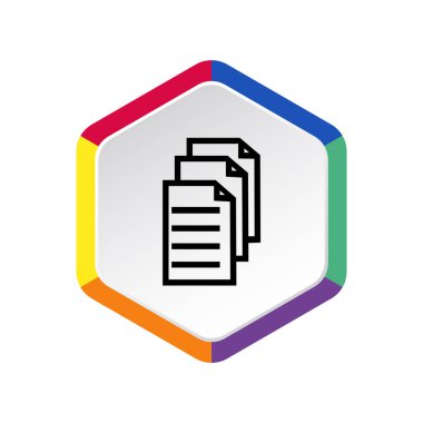 dosyaları web simgesi, vektör tasarımı