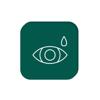 Basit simge göz damlası