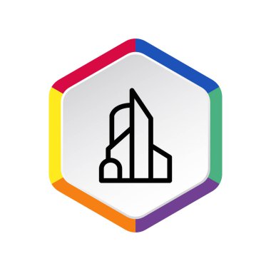 Büyük şehir basit web simgesi