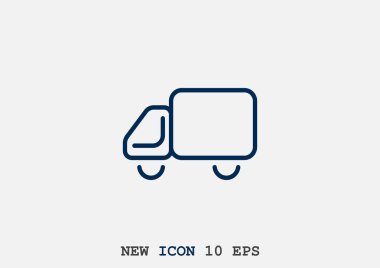 Basit kamyon web simgesi