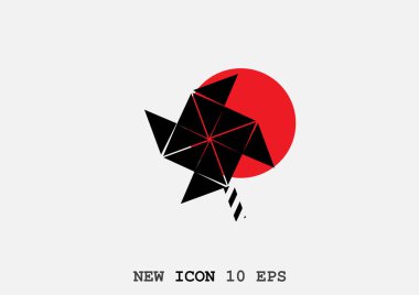 yel değirmeni pervane kanatları simgesi