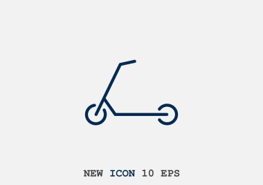 Scooter için çocuk simgesi