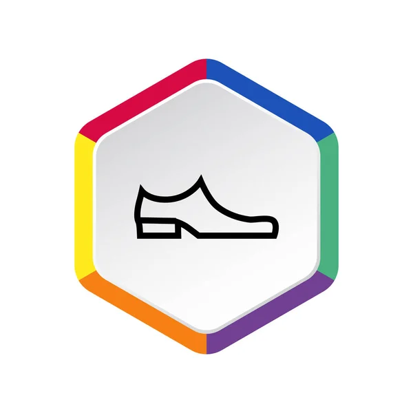 Zapato icono web — Vector de stock