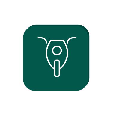 Basit motosiklet web simgesi