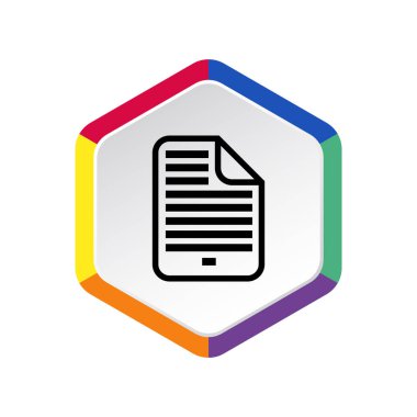 dosya web simge vektör çizim