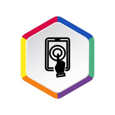 Dokunmatik akıllı telefon simgesi