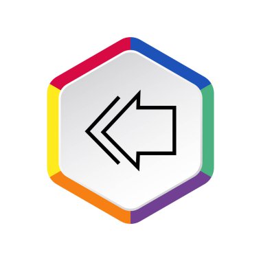 basit ok sol işaret