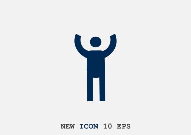 Eller yukarı, başarı kavramı yükselterek kazanan