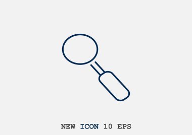 Basit büyüteç simgesini