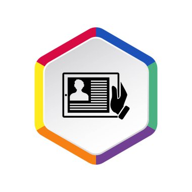 Dijital tablet basit web simgesi