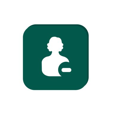 Web simge Sil arkadaş temas, vektör çizim